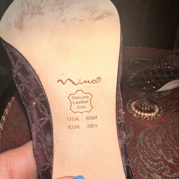 Nina bronze heels size 6.5 - Picture 6 of 6